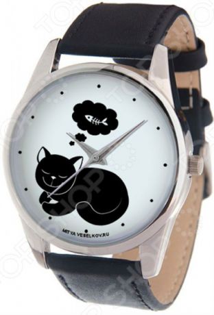 Часы наручные Mitya Veselkov «Кошка мечтает»