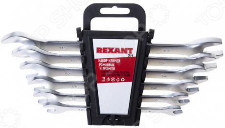 Набор ключей рожковых Rexant 12-5843