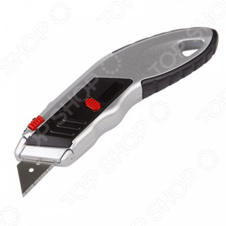 Нож строительный с трапециевидным лезвием Rexant 12-4953