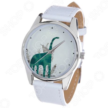 Часы наручные Mitya Veselkov «Зеленый динозавр»