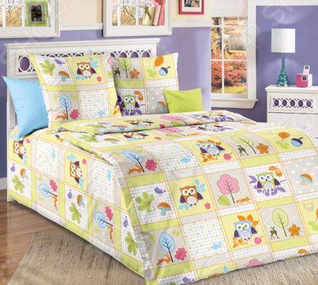 Детский комплект постельного белья Бамбино «Дорис». Цвет: зеленый