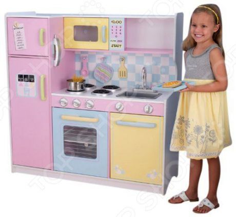 Кухня детская с аксессуарами KidKraft «Пастель»
