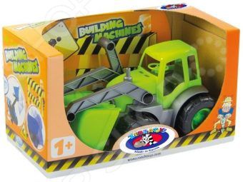 Машинка игрушечная Zebratoys «Трактор с ковшом»