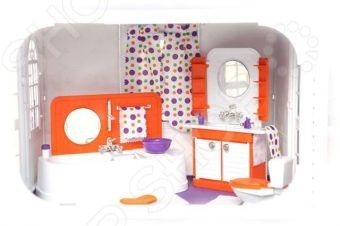 Мебель для куклы Огонек «Ванная комната»