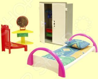 Набор мебели игрушечный Форма «Спальня»
