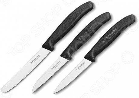 Набор ножей Victorinox Swiss Classic 3. Цвет: черный