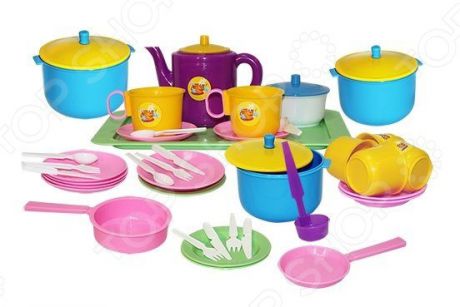 Набор посуды игрушечный Пластмастер «Позови гостей»
