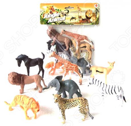 Набор фигурок Shantou Gepai 2A008-1 Jungle animal