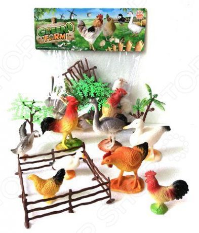 Набор фигурок домашних животных Shantou Gepai с аксессуарами 2C214-4