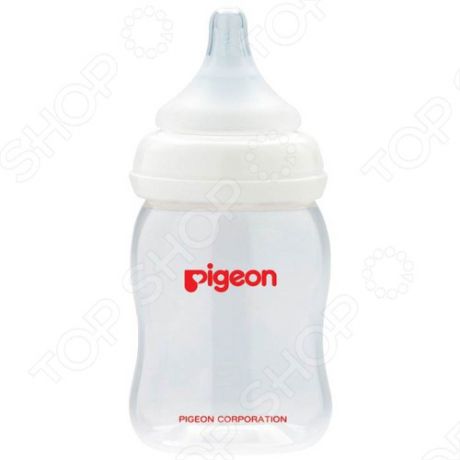 Бутылочка для кормления с широким горлышком Pigeon «Перистальтик Плюс»