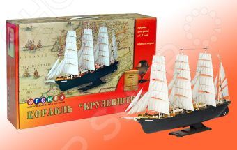 Сборная модель морского судна Огонек «Крузенштерн»