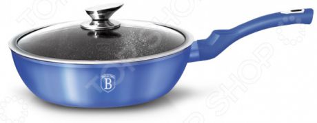 Сковорода с крышкой Berlinger Haus Royal blue Metallic