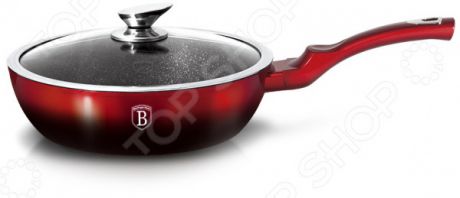 Сковорода с крышкой Berlinger Haus Black-burgundy Metallic