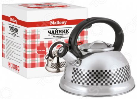Чайник со свистком Mallony MAL-0417С