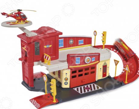 Набор игровой для мальчика Dickie «Пожарный гараж с аксессуарами»