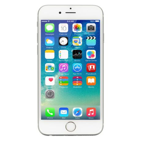 Смартфон APPLE iPhone 6s 128Gb, MKQU2RU/A, серебристый
