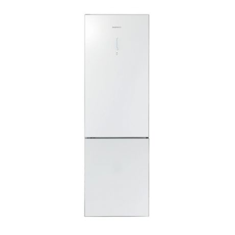 Холодильник DAEWOO RNV3310GCHW, двухкамерный, белое стекло