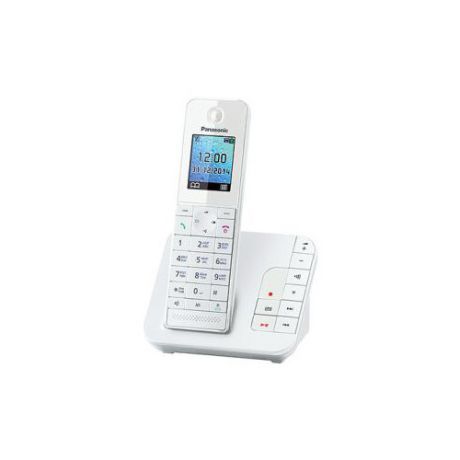 Радиотелефон PANASONIC KX-TGH220RUW, белый