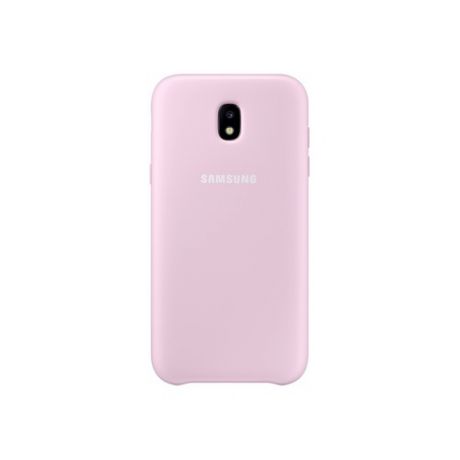 Чехол (клип-кейс) SAMSUNG Dual Layer Cover, для Samsung Galaxy J3 (2017), розовый [ef-pj330cpegru]