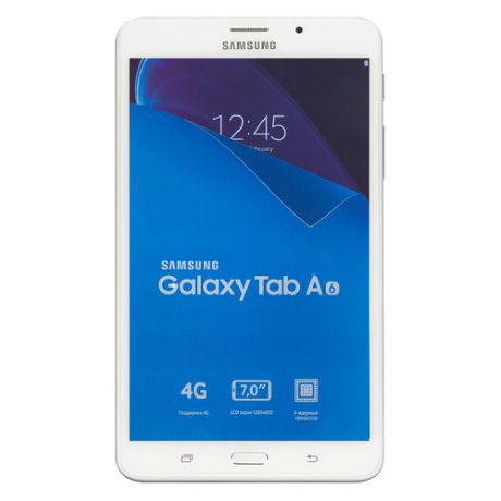 Планшет SAMSUNG Galaxy Tab A SM-T285, 1.5Гб, 8GB, 4G, Android 5.1 белый [sm-t285nzwaser]