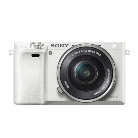Фотоаппарат SONY Alpha A6000LW kit ( E PZ 16-50мм f/3.5-5.6 OSS), белый [ilce6000lw.cec]