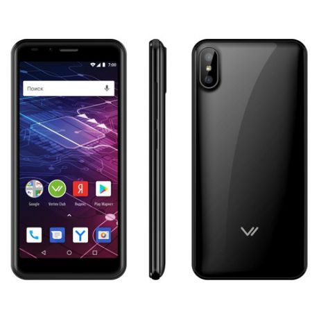 Смартфон VERTEX Impress Click NFC 8Gb, черный