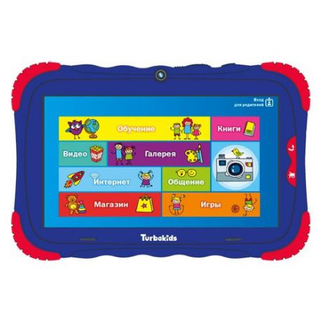 Детский планшет TURBO TurboKids S5 16Gb, Wi-Fi, Android 7.1, синий [рт00020490]
