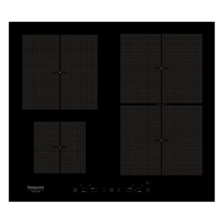Индукционная варочная панель HOTPOINT-ARISTON KIT 641 F B, индукционная, независимая, черный