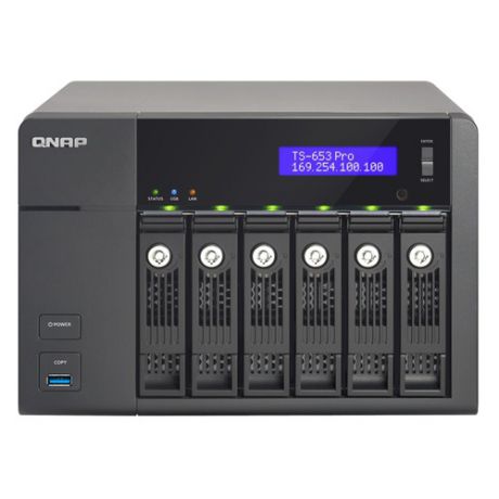 Сетевое хранилище QNAP TS-653 Pro, без дисков