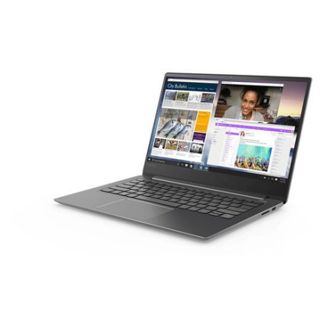 Ноутбук LENOVO IdeaPad 530S-14IKB, 14", IPS, Intel Core i7 8550U 1.8ГГц, 8Гб, 256Гб SSD, nVidia GeForce Mx150 - 2048 Мб, Windows 10, 81EU00BERU, черный