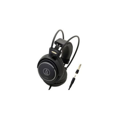 Наушники AUDIO-TECHNICA ATH-AVC500, мониторы, черный, проводные