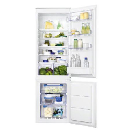 Встраиваемый холодильник ZANUSSI ZBB928651S белый