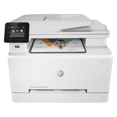 МФУ лазерный HP Color LaserJet Pro MFP M281fdw, A4, цветной, лазерный, белый [t6b82a]