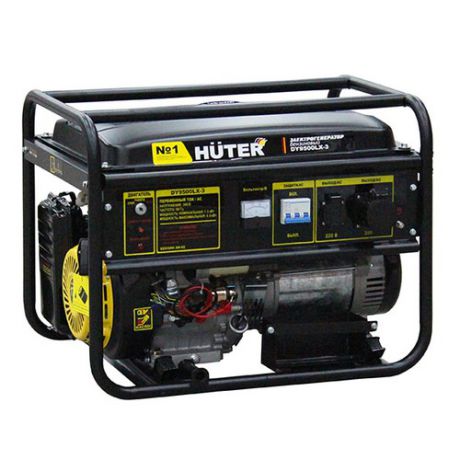 Бензиновый генератор HUTER DY9500LX-3, 380 В, 8кВт [64/1/41]