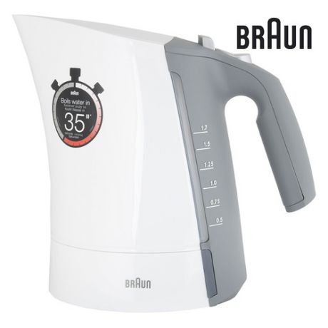 Чайник электрический BRAUN WK500, 2280Вт, белый