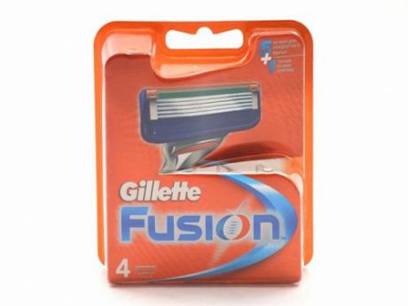 Сменные кассеты для станка Gillette, Fusion, 4 шт