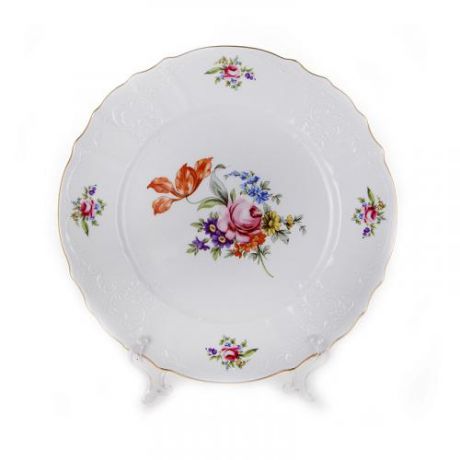 Набор обеденных тарелок Thun, Полевой цветок, 27 см, 6 предметов