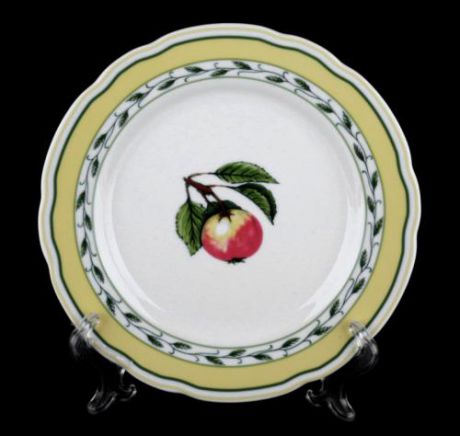 Набор обеденных тарелок Thun, Роза, 19 см, 6 предметов