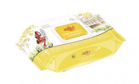 AMRA Влажные салфетки освежающие ROME 120 шт./6 шт./76620 +