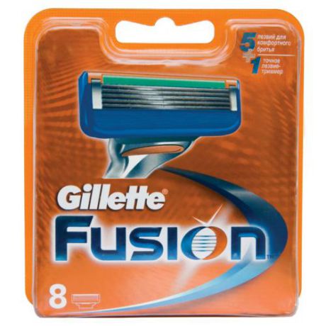 Сменные кассеты для станка Gillette, Fusion, 8 шт