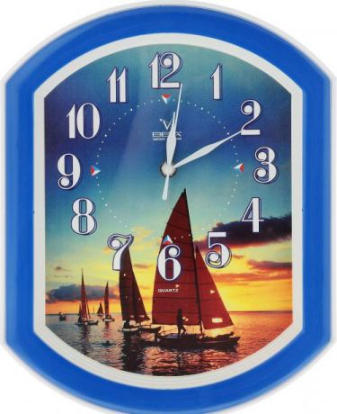 Часы настенные ВЕГА, Морской закат, 27*35 см