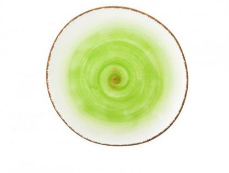 Тарелка сервировочная Elan gallery, Кантри, 30 см, зеленый