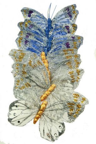 Декоративное украшение, Бабочка, 13 см