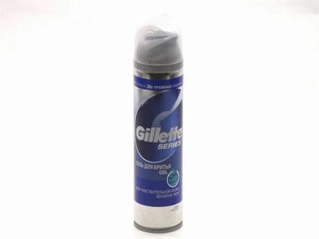 Gillette-Series гель д/бр. Sensitive Skin (для чувствительной кожи) 200 мл./6шт./81412886