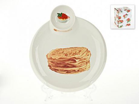 Блюдо для блинов Best Home Porcelain, Кулинарный мир, 24,5*28*3 см