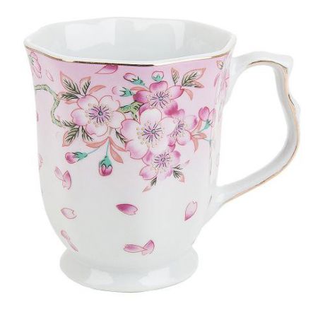 Кружка Best Home Porcelain, Яблоневый цвет, 350 мл