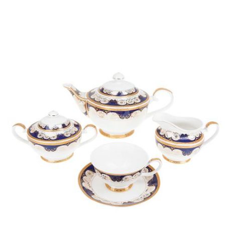 Чайный сервиз Best Home Porcelain, Indigo, 15 предметов