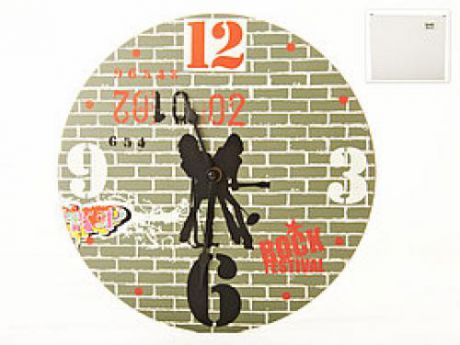 Часы настенные ENS, Rock-n-Roll, 30 см