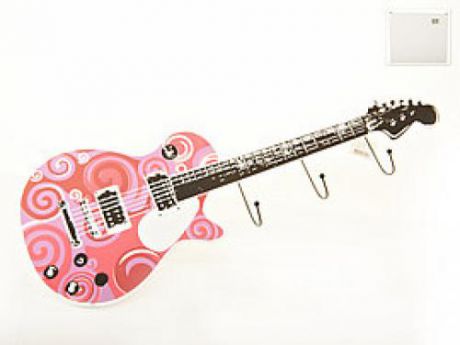 Вешалка декоративная ENS, Rock-n-Roll, 24*71*1 см, розовый