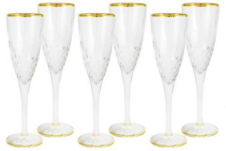 Набор бокалов для шампанского SAME decorazione, Уэльс, 6 предметов